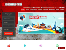 Tablet Screenshot of endangered-indonesia.com